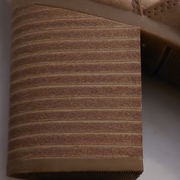 Sugar Women's Beige Peep-Toe Heels - Picture 6 of 6